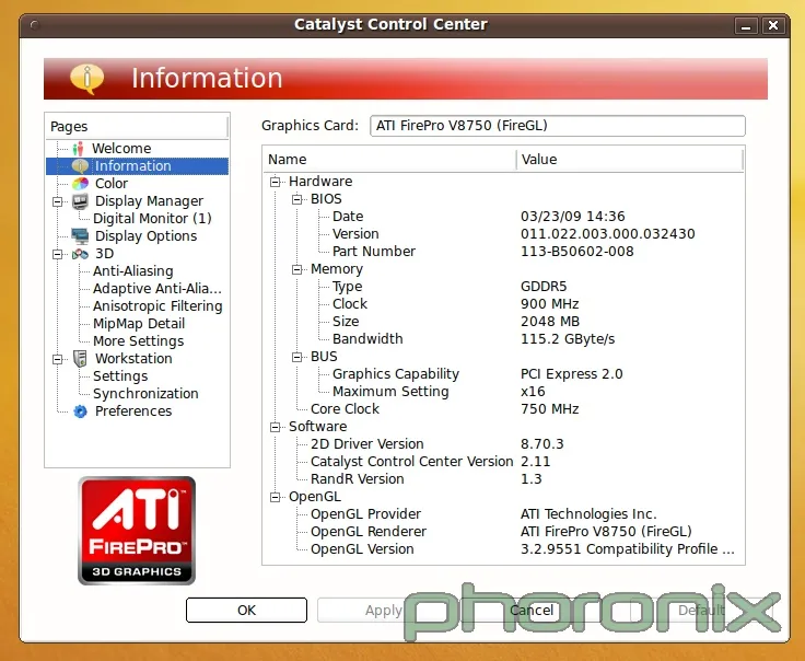 Ati discount catalyst linux