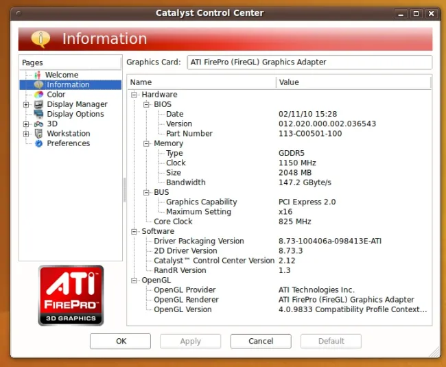 Amd firepro control discount center