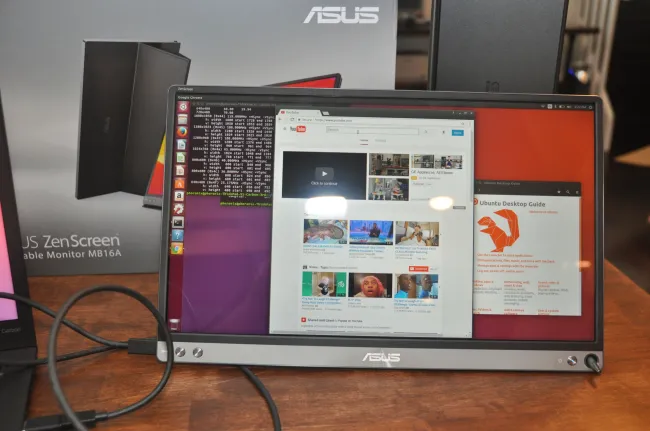 ASUS ZenScreen MB16AC USB-C Portable Monitor Review - Phoronix