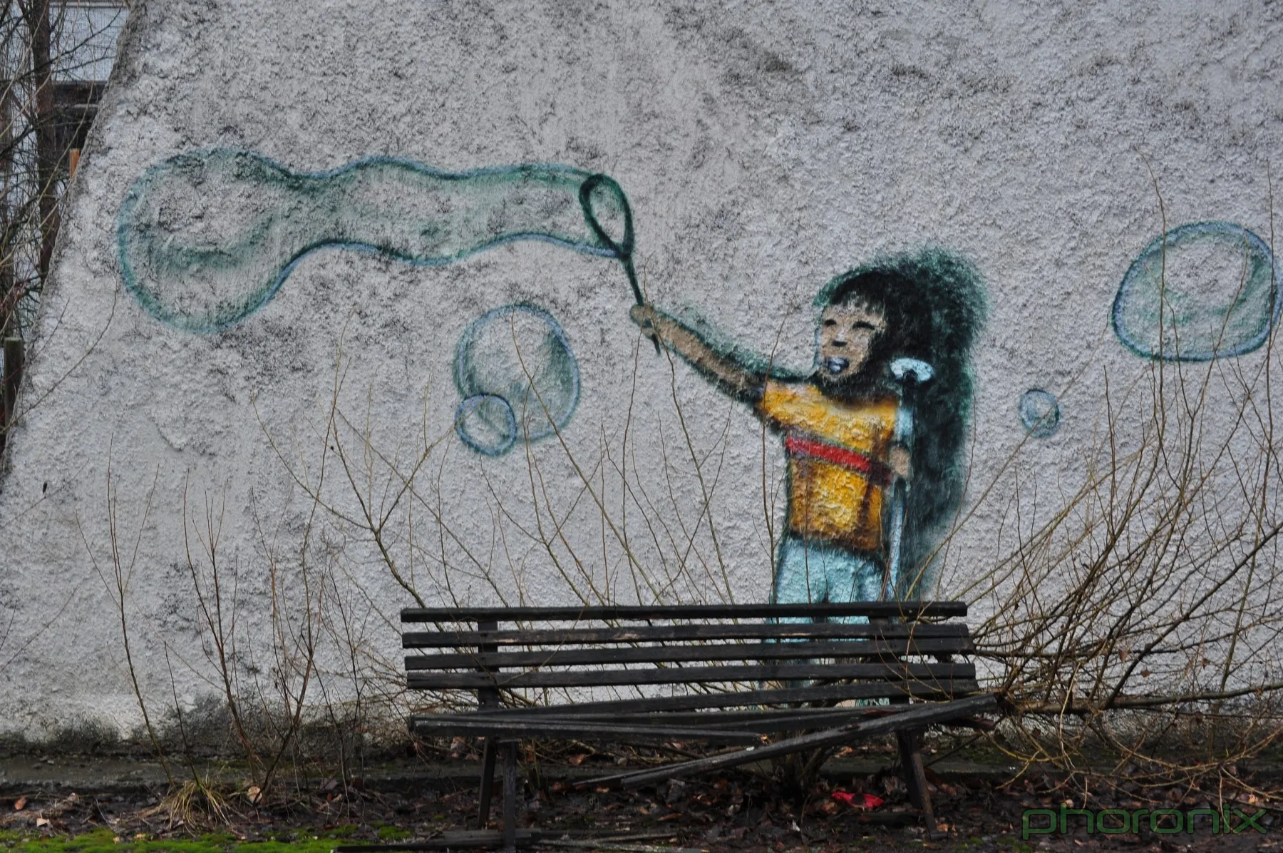Чернобыль граффити