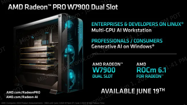 AMD Radeon PRO W7900 Dual Slot slide conclusion