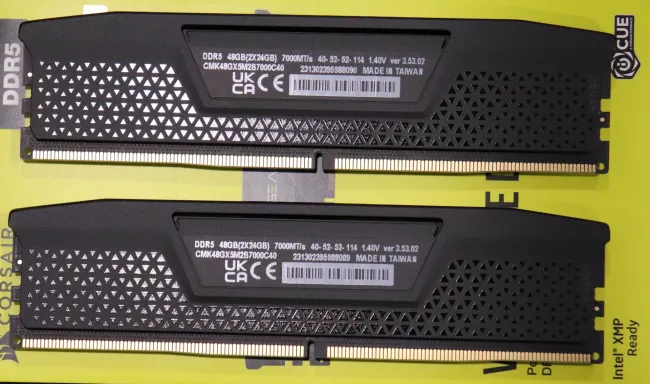 Corsair 2 x 24GB DDR5-7000 Memory Linux Performance