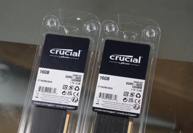 Crucial DDR5 memory kits