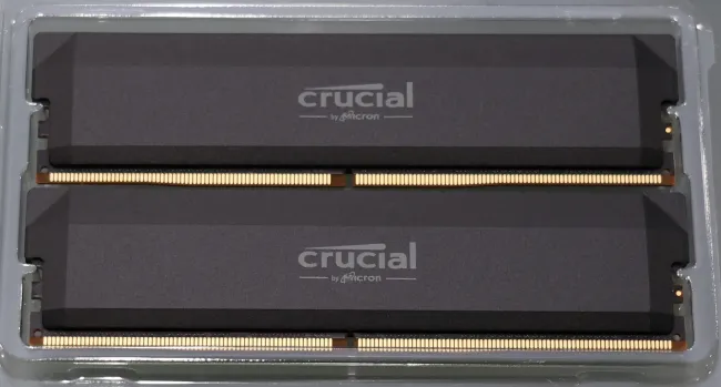 Crucial Pro DDR5-6400 memory modules