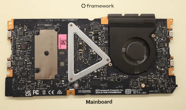 Framework 13 Core Ultra motherboard