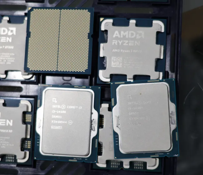 Intel Core i3 14100 i5 14500 vs. AMD Ryzen 5 8500G 8600G In