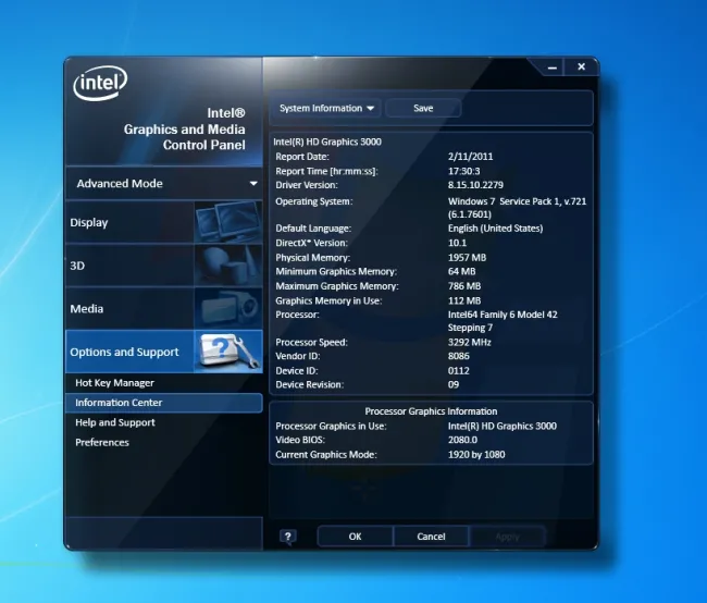 intel onboard vga driver for windows 7 32-bit