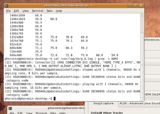 Using HDMI Audio Video On Linux Phoronix