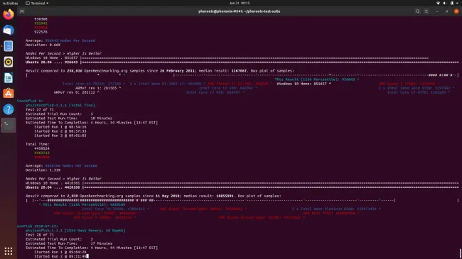 Windows 10 vs. Ubuntu Linux Performance On A 199 AMD Ryzen Laptop