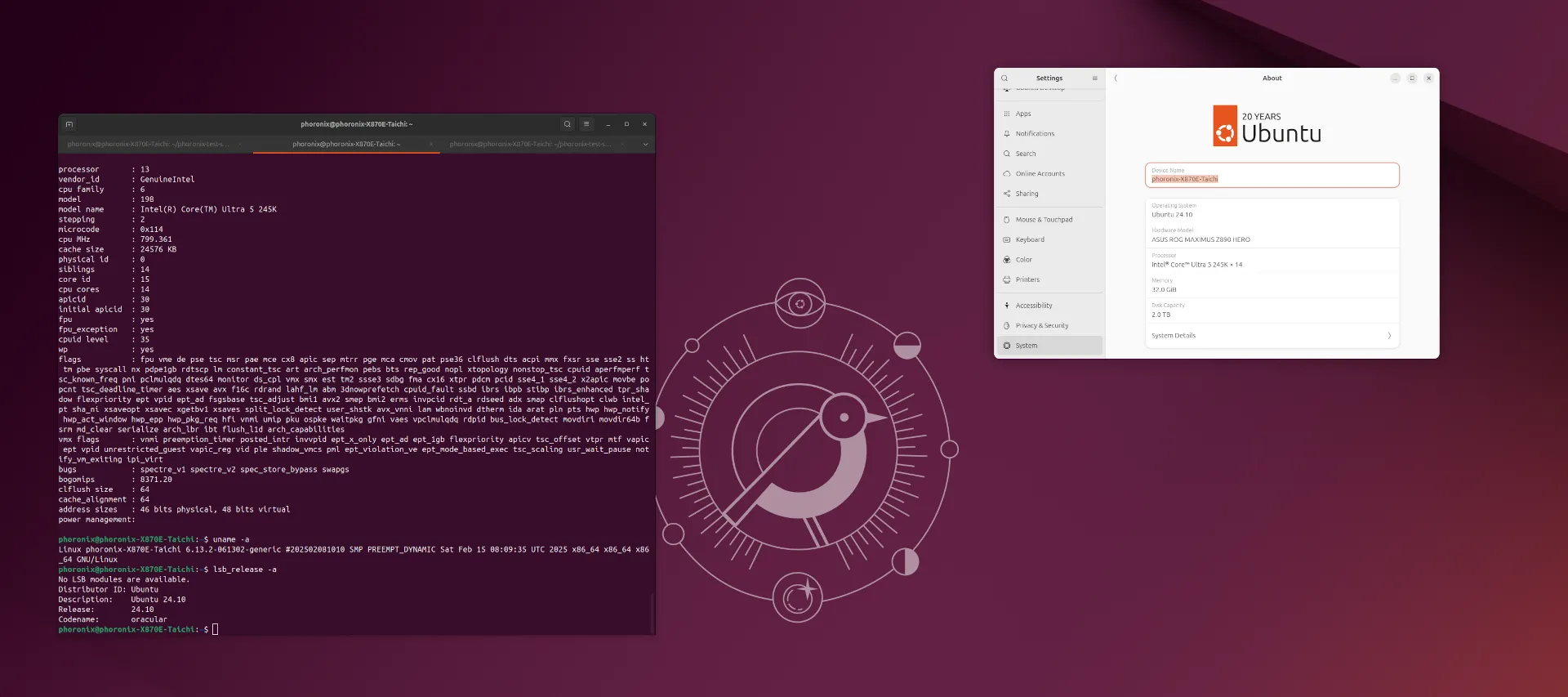 Intel Core Ultra on Ubuntu 24.10