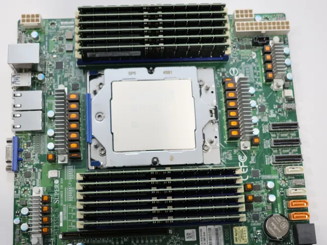 Supermicro AMD EPYC Turin motherboard