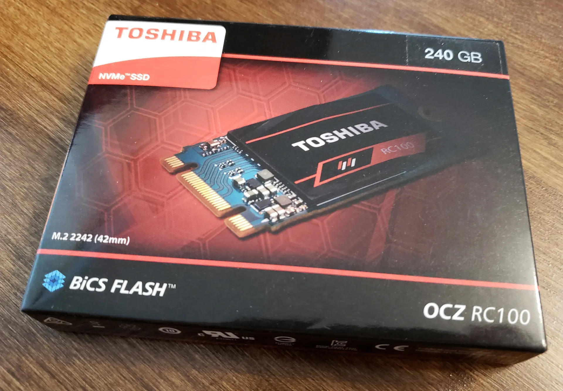 SSD M2 2242 NVMe 120GB Toshiba RC100 –