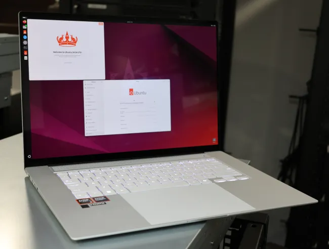 ASUS Zenbook S 16 with Ubuntu Linux